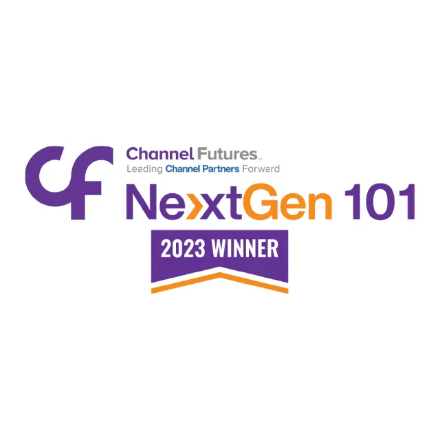 Channel Futures NextGen 101 2023 award badge